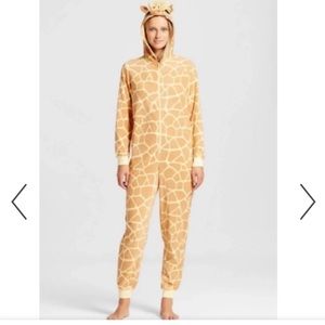 Adult Hooded Giraffe Onezie